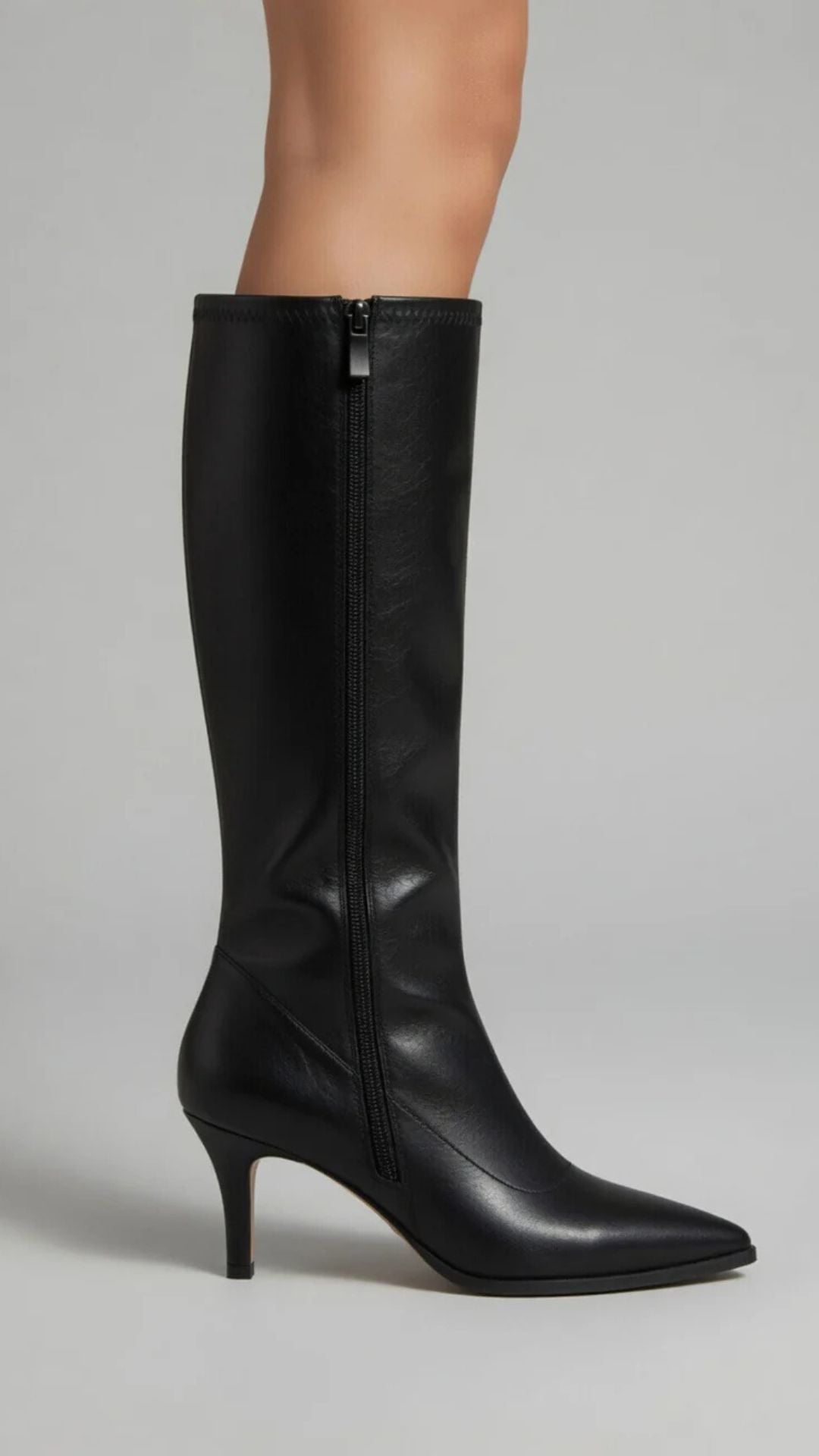 PU Leather Long Boots