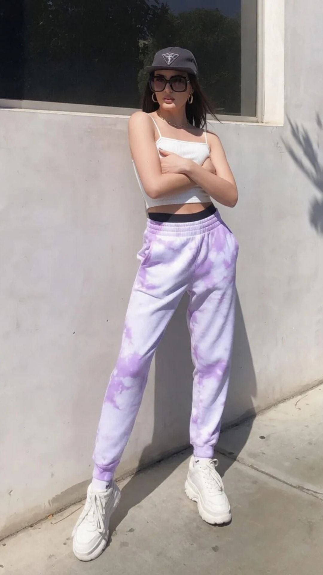 Tie-Dye Design Sweatpants