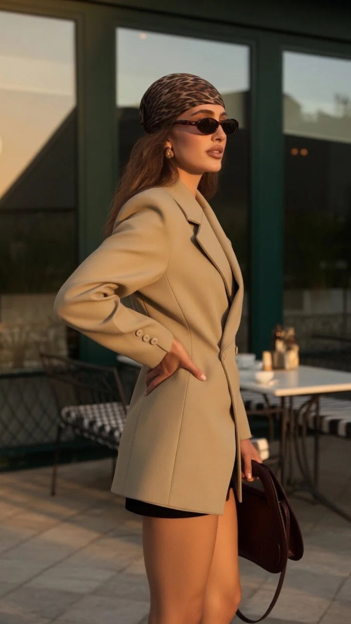 Oversized Double-Breasted Blazer