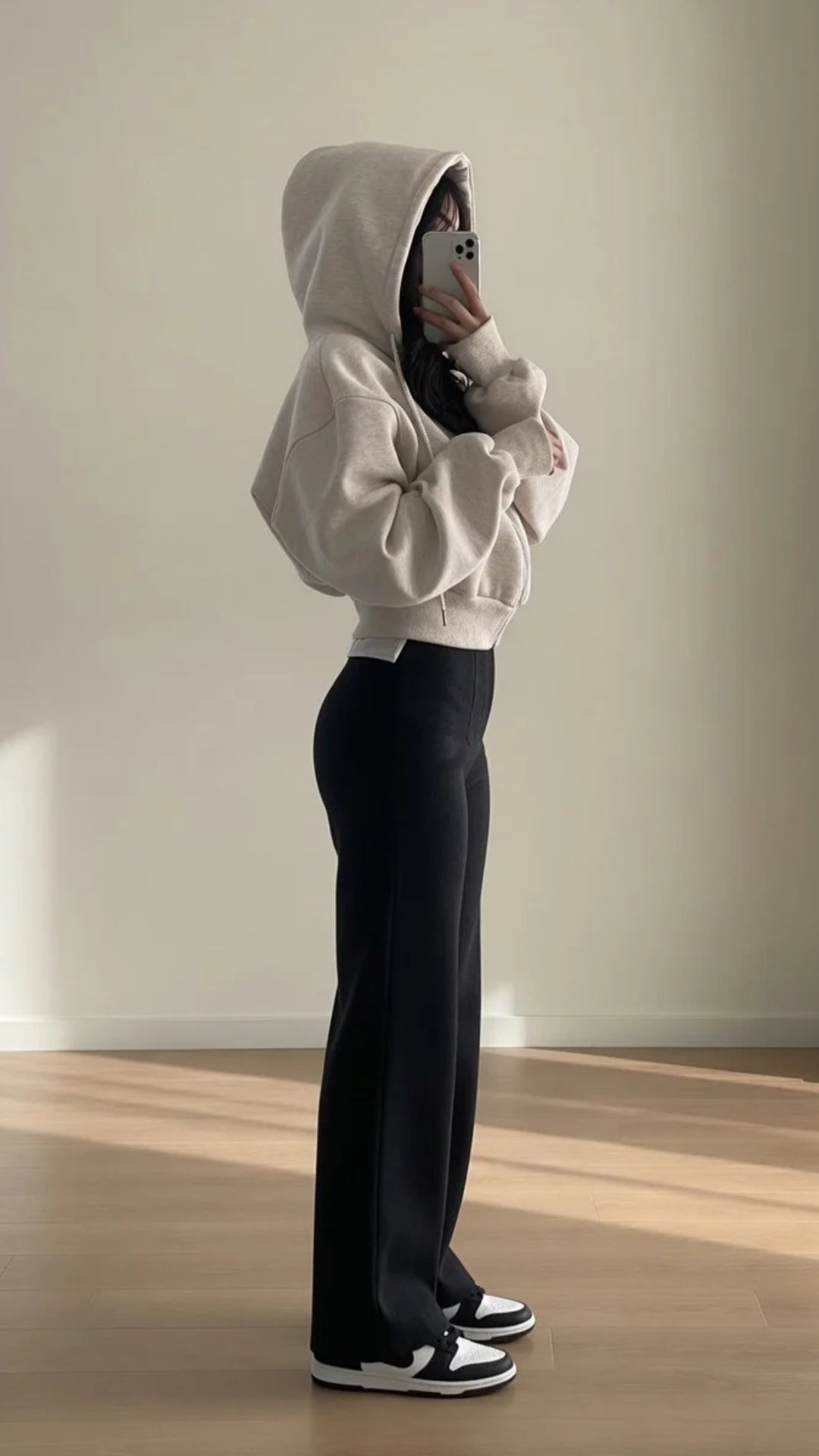 Basic Cropped Hoodie