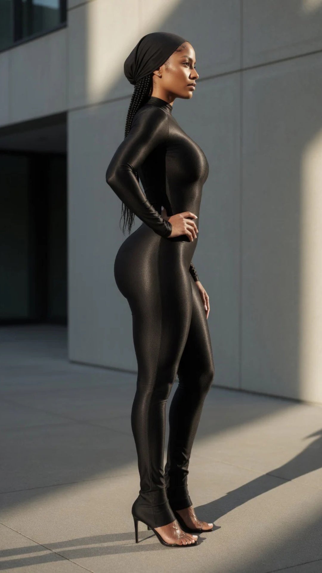 Slinky Long Sleeve Jumpsuit