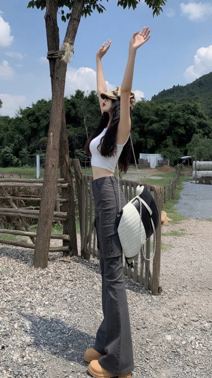 Multi-Pocket Cargo Trousers