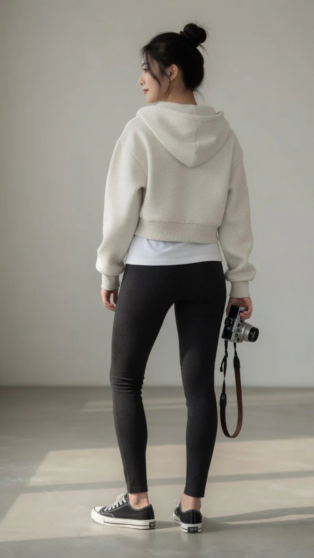 Basic Cropped Hoodie