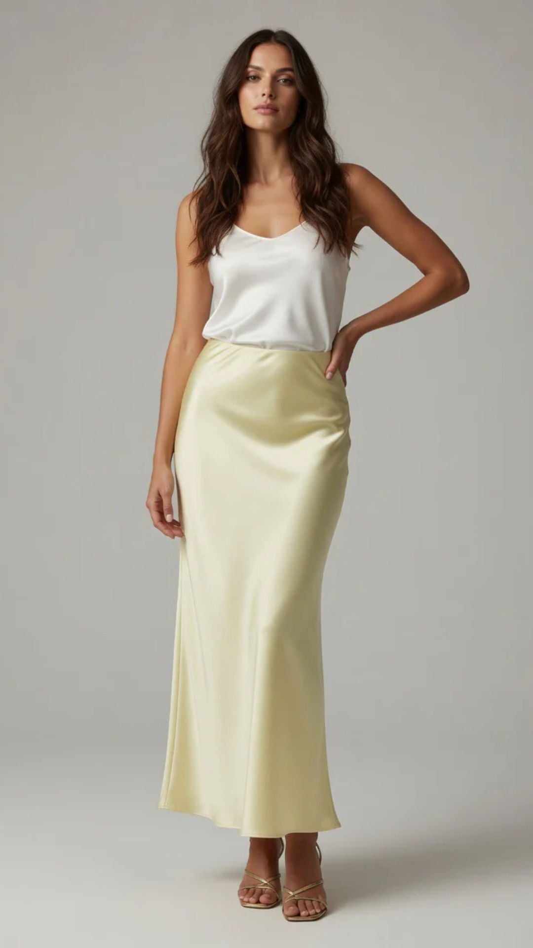 Satin Midaxi Skirt