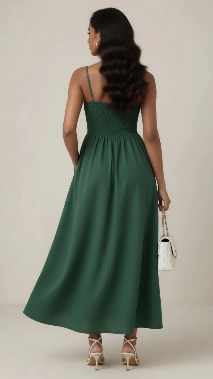 Square Neck Maxi Dress