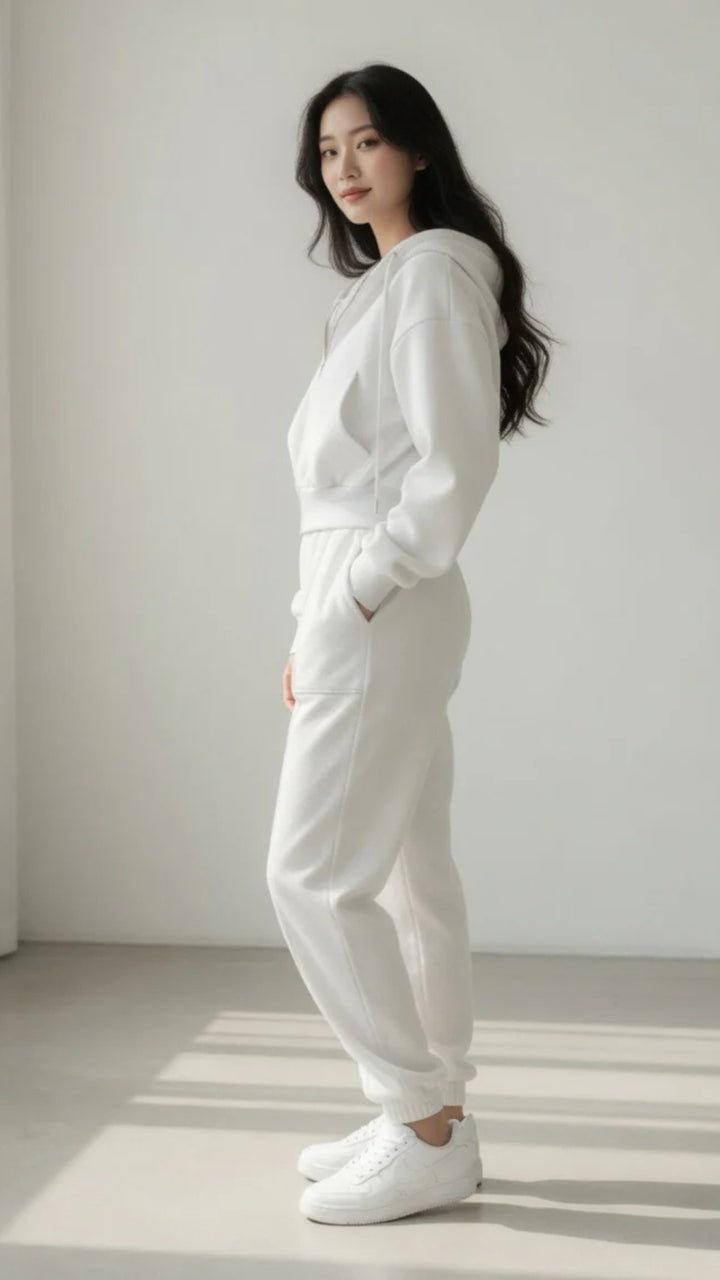 Basic Cropped Hoodie