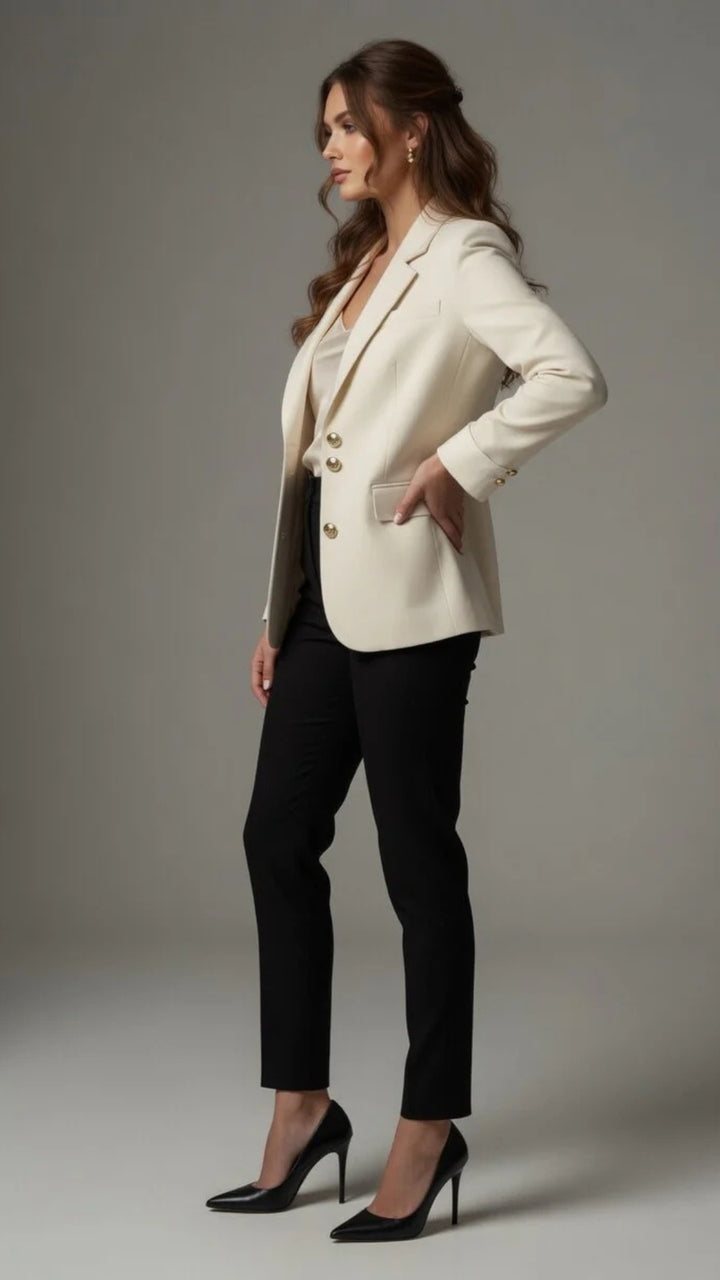 Single-Button Blazer