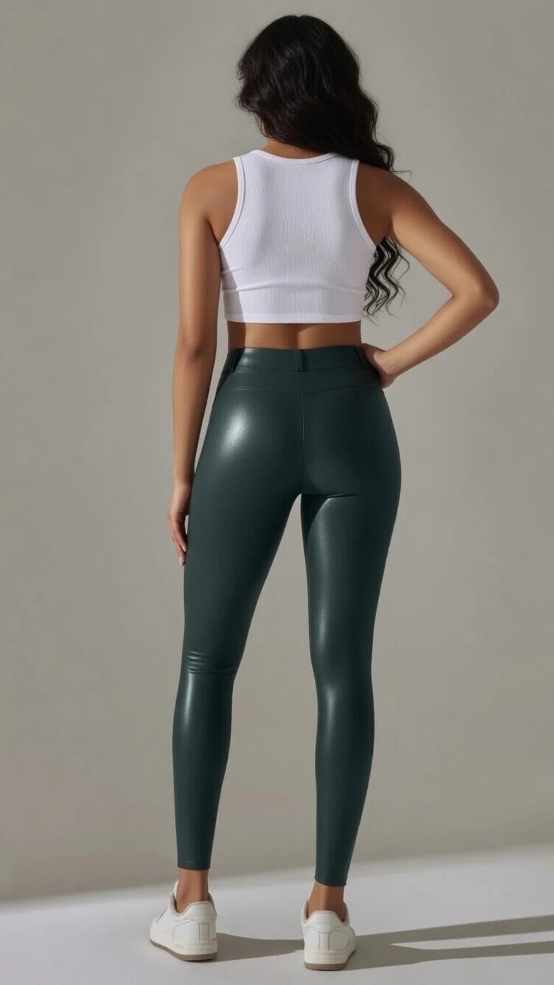 Faux Leather Trousers