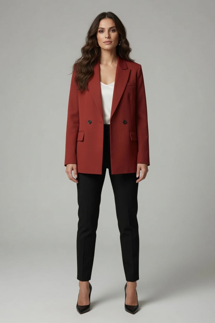 Oversized Double-Breasted Blazer