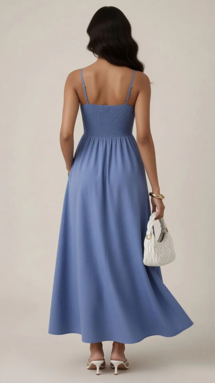 Square Neck Maxi Dress