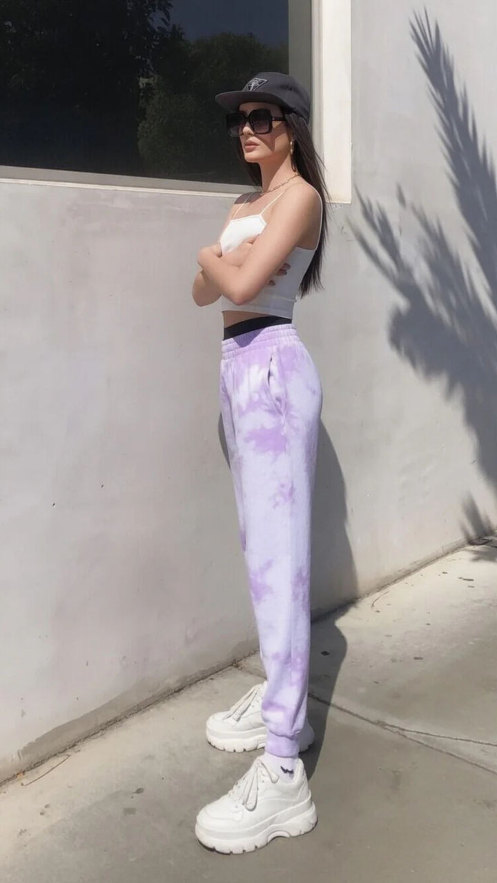 Tie-Dye Design Sweatpants