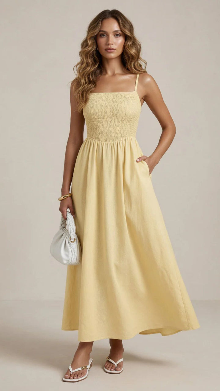 Square Neck Maxi Dress