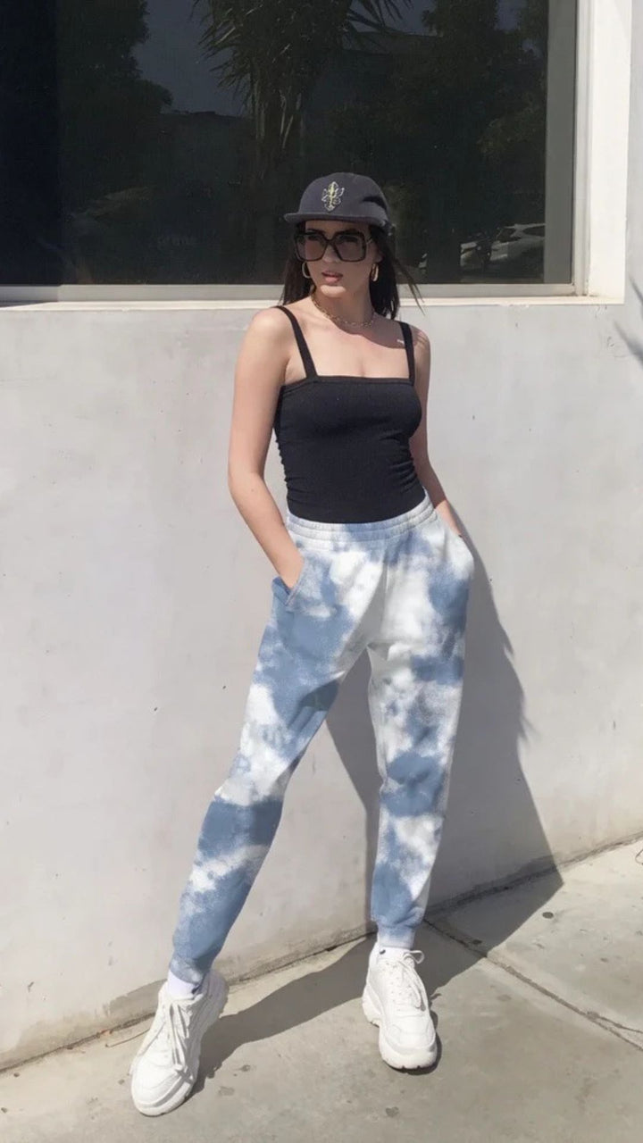 Tie-Dye Design Sweatpants