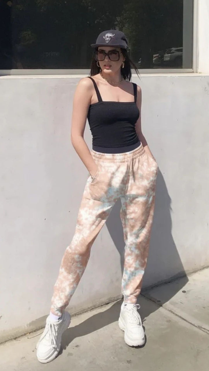 Tie-Dye Design Sweatpants