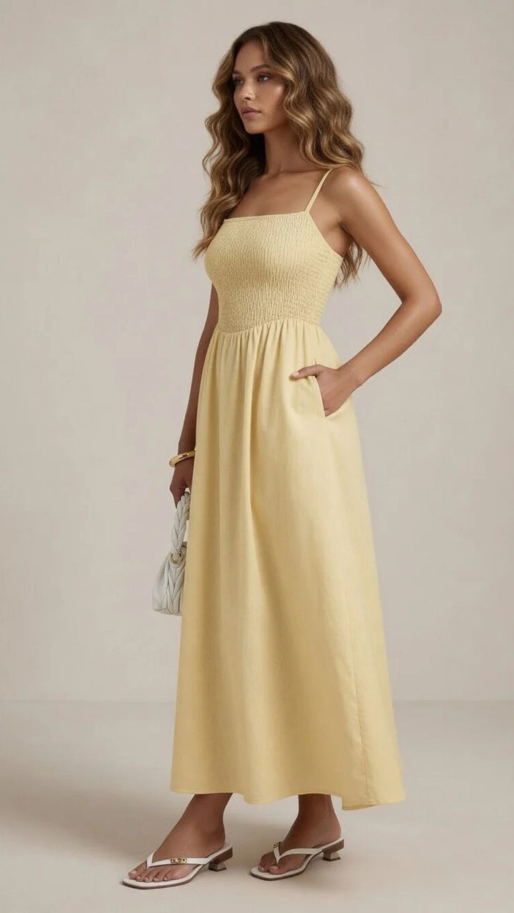 Square Neck Maxi Dress