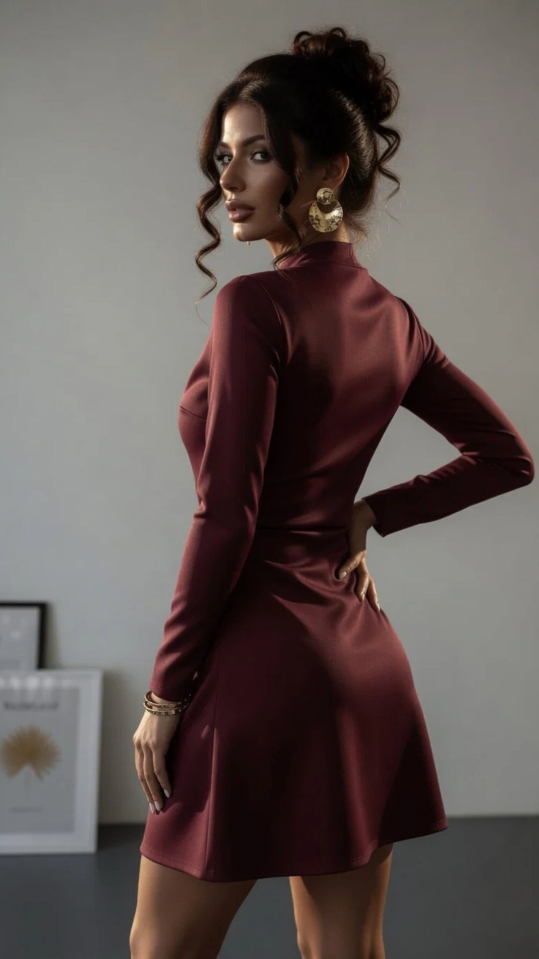 Long Sleeve Mini Dress