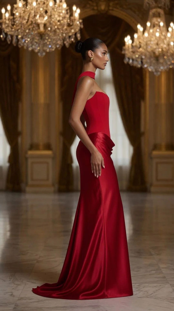 Satin Maxi Dress