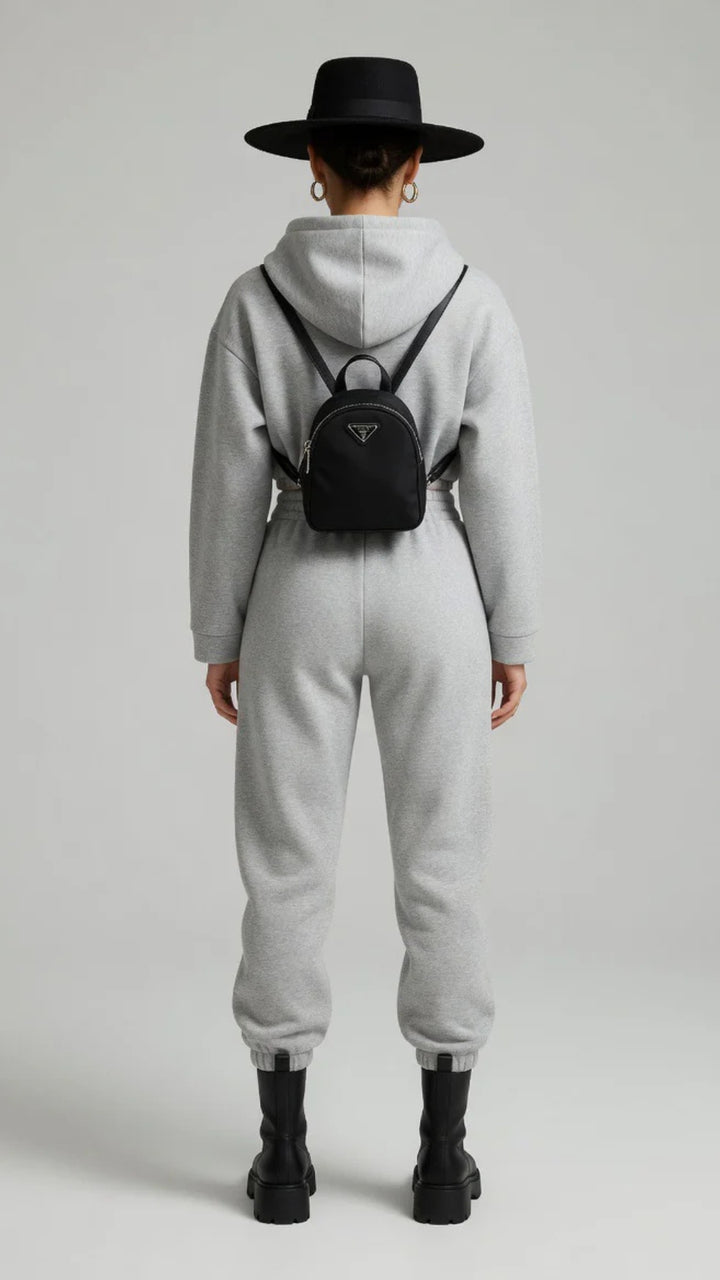Cropped Hoodie &amp; Jogger Set
