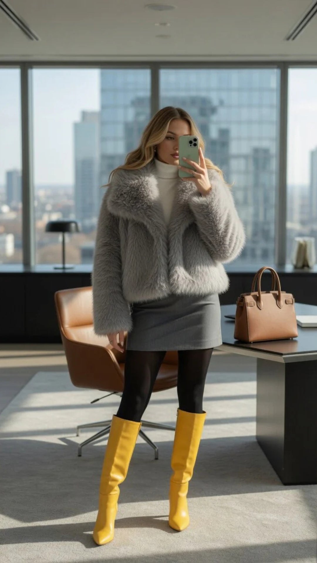 Faux Fur Coat