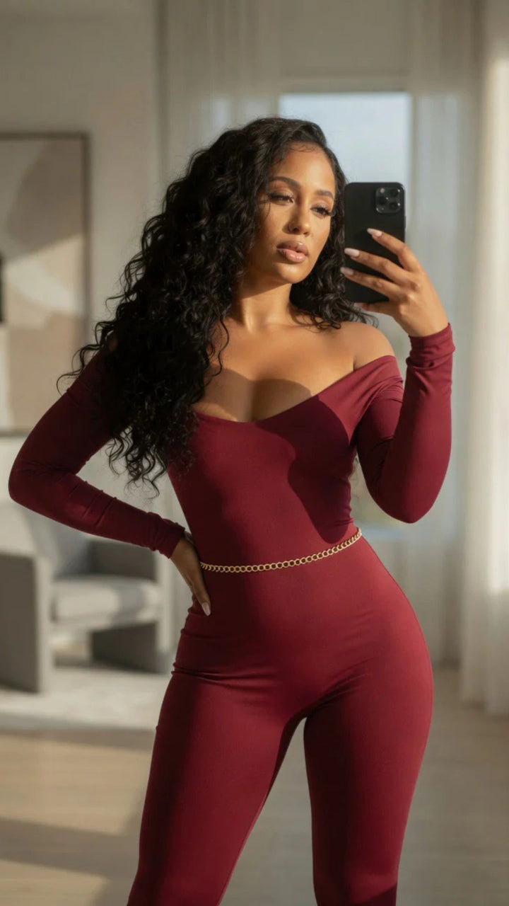 Off The Shoulder Jumpsuit
