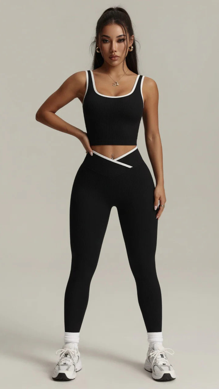 Crop Top &amp; Legging Activewear Set