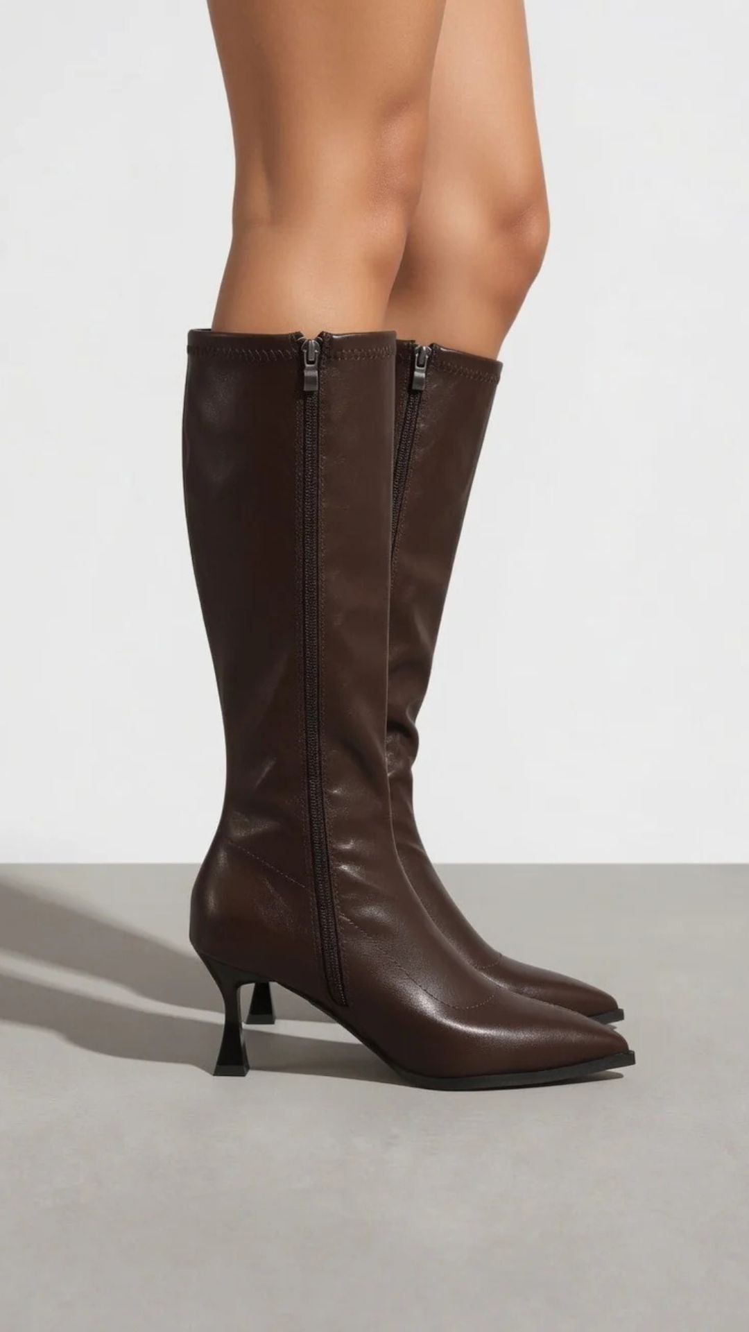PU Leather Long Boots