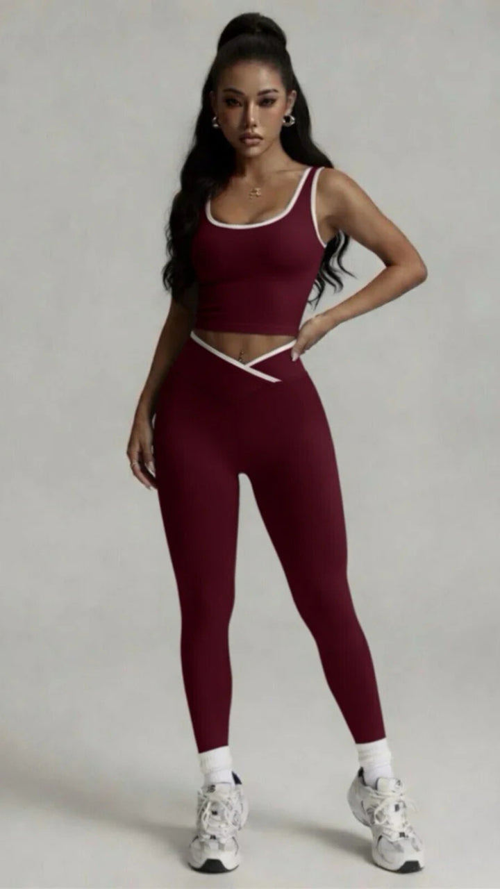 Crop Top &amp; Legging Activewear Set
