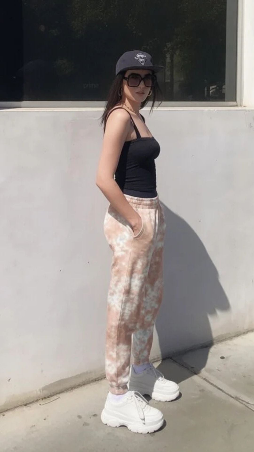 Tie-Dye Design Sweatpants