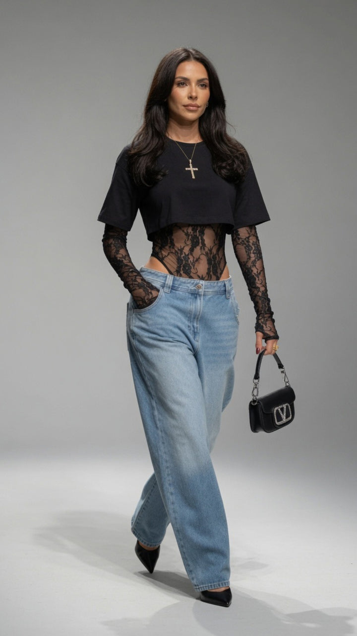 Floral Long Sleeve Bodysuit