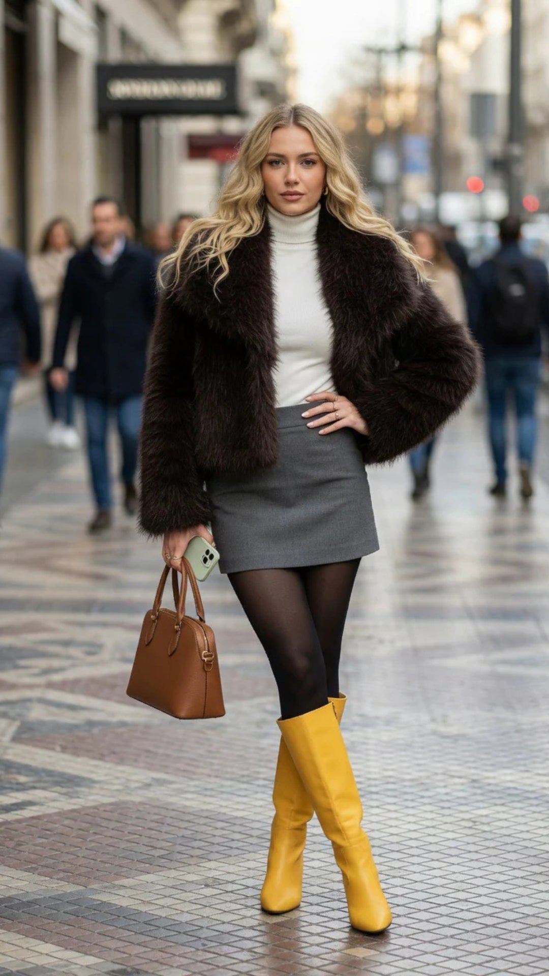 Faux Fur Coat