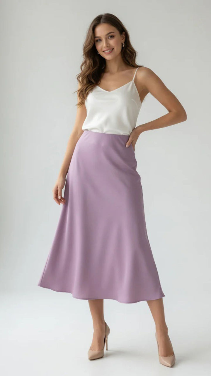 Satin Midaxi Skirt
