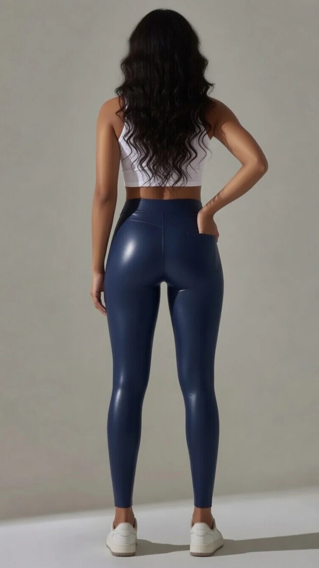 Faux Leather Trousers