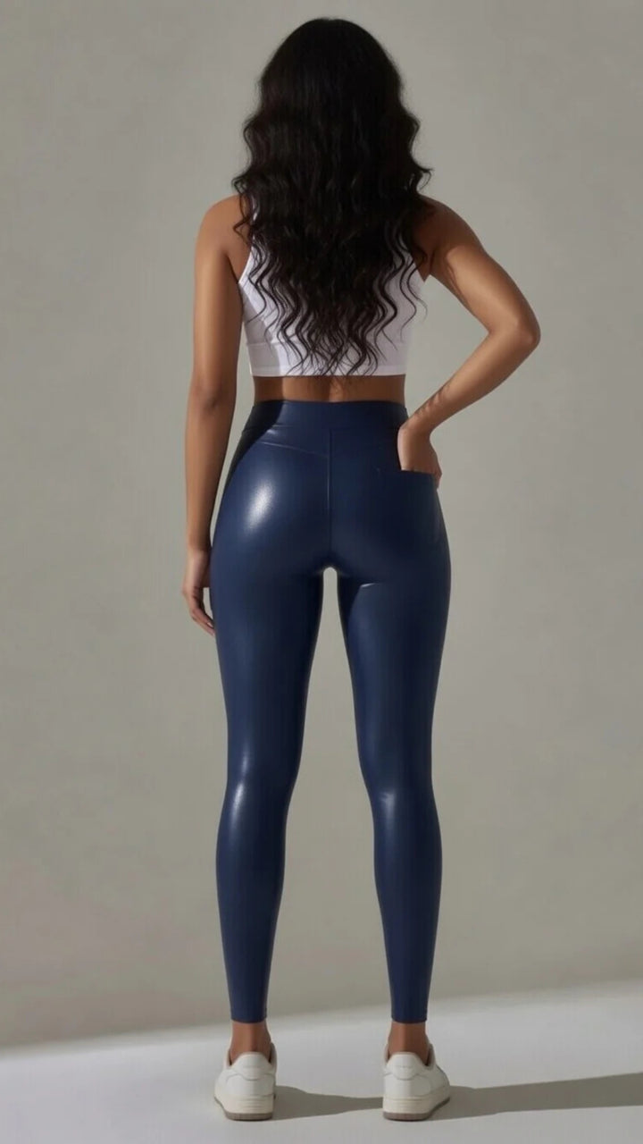 Faux Leather Trousers