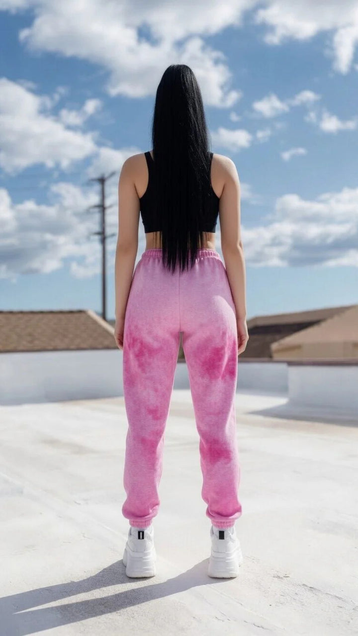 Tie-Dye Design Sweatpants